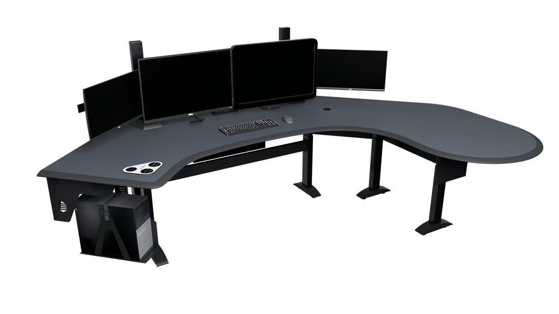 Medical Desks with multiple monitors